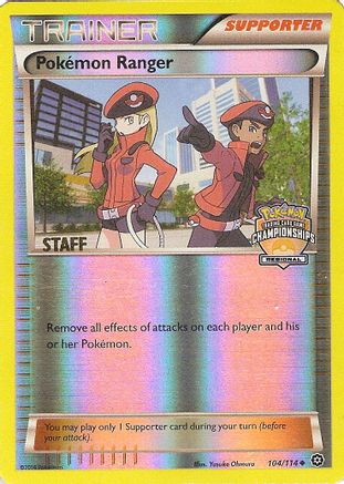 League & Championship Cards Pokemon Ranger - 104/114 (Regional Championships) [Staff] #104