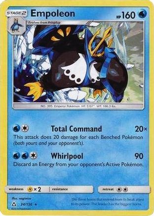 Deck Exclusives Empoleon - 34/156 (Cracked Ice Holo) #034