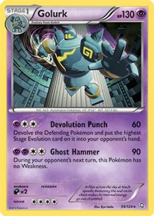 Deck Exclusives Golurk - 59/124 (EX Dragons Exalted) #059