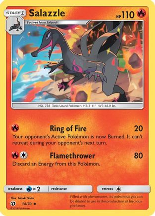 Dragon Majesty Salazzle #14