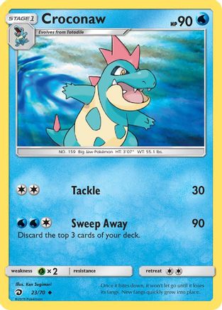Dragon Majesty Croconaw #23