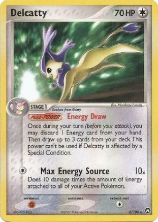 Deck Exclusives Delcatty - 8/108 (EX Power Keepers) #008