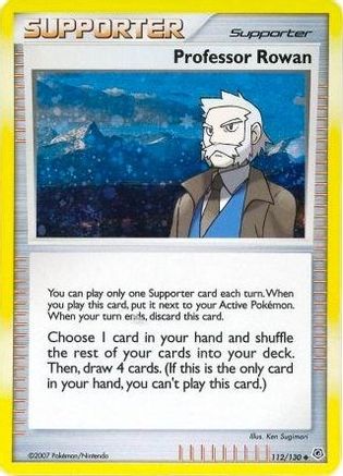 Miscellaneous Cards & Products Professor Rowan - 112/130 (Cosmos Holo) #112