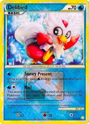 Delibird 39 123 League Promo League Championship Cards Pokemon