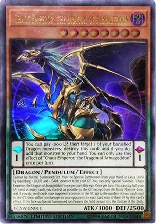 Chaos Emperor, the Dragon of Armageddon (UR) - Yu-Gi-Oh 