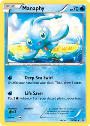 Deck Exclusives Manaphy - 56/160 (Battle Arena Deck Exclusive) #056