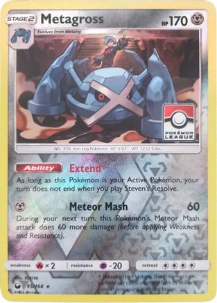 League & Championship Cards Metagross - 95/168 (Pokemon League) #095