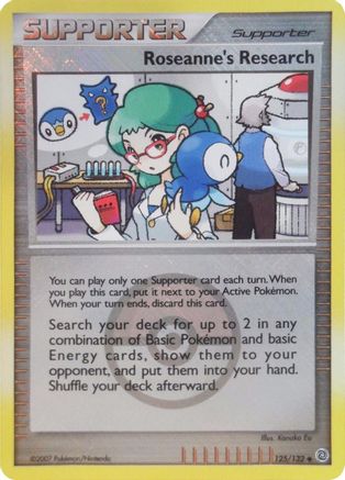 League & Championship Cards Roseanne's Research - 125/132 (League Promo) #125