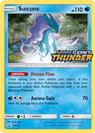 SM Promos Suicune - SM149 (Prerelease) [Staff] #SM149