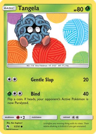 SM - Lost Thunder Tangela #1