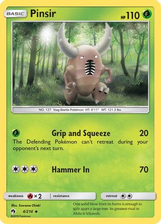 SM - Lost Thunder Pinsir #4