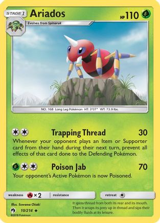 SM - Lost Thunder Ariados #10
