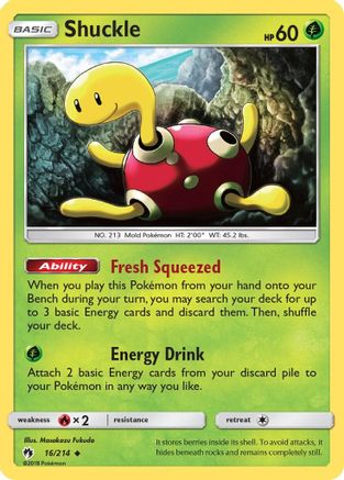 SM - Lost Thunder Shuckle #16