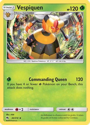 SM - Lost Thunder Vespiquen #32