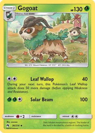 SM - Lost Thunder Gogoat #36