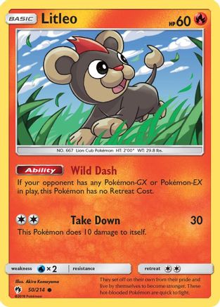 SM - Lost Thunder Litleo #50