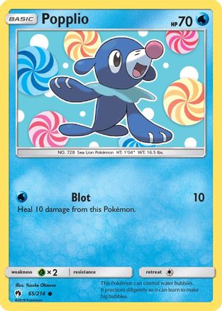 SM - Lost Thunder Popplio (65) #65