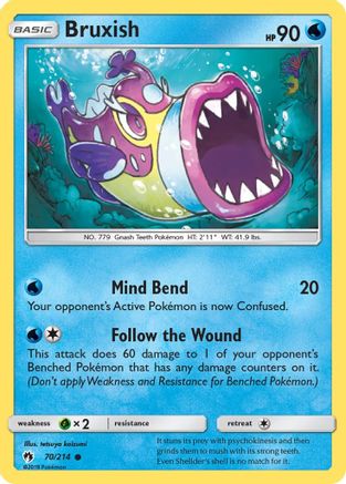 SM - Lost Thunder Bruxish #70