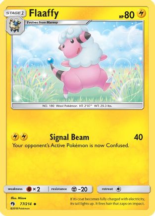 SM - Lost Thunder Flaaffy #77