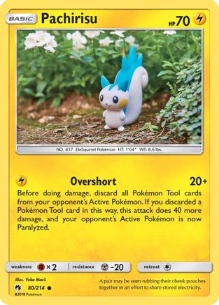 SM - Lost Thunder Pachirisu #80