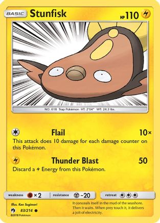 SM - Lost Thunder Stunfisk #83