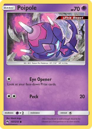 SM - Lost Thunder Poipole #107