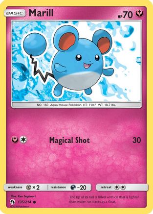 SM - Lost Thunder Marill #135