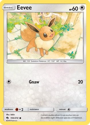 SM - Lost Thunder Eevee #155