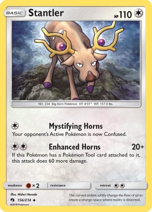 SM - Lost Thunder Stantler #156