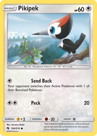 SM - Lost Thunder Pikipek (164) #164