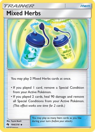 SM - Lost Thunder Mixed Herbs #184