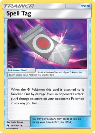 SM - Lost Thunder Spell Tag #190