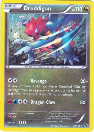 Blister Exclusives Druddigon - 70/106(Cosmos Holo) #070