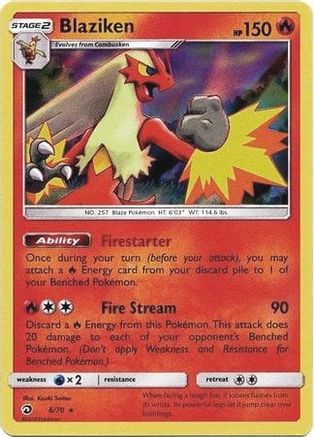 Deck Exclusives Blaziken - 6/70 (Dragon Majesty) #006