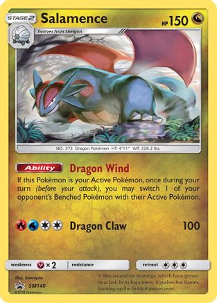 SM Promos Salamence #SM140
