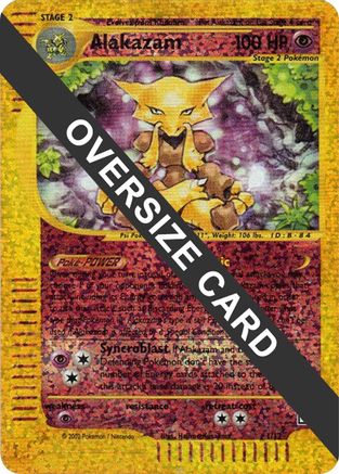 Jumbo Cards Alakazam - 1/12 (Box Topper) #001