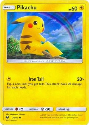 Miscellaneous Cards & Products Pikachu - 28/73 (Water Web Holo) #028