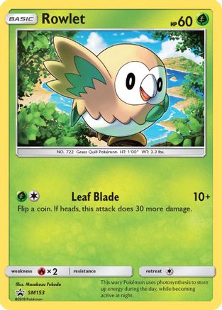 SM Promos Rowlet #SM153