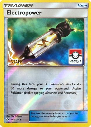 League & Championship Cards Electropower - 172/214 (League Cup) [Staff] #172