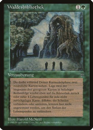 Sylvan Library (German)- Waldesbibliothek - Renaissance - Magic: The  Gathering