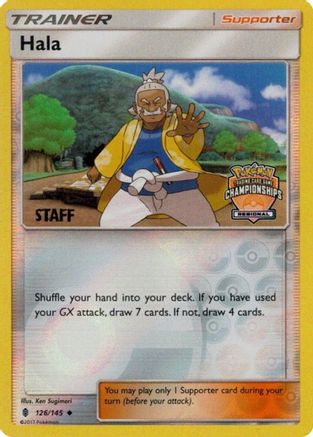 League & Championship Cards Hala - 126/145 (Regional Championships) [Staff] #126