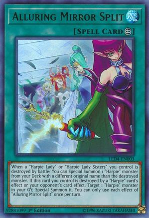 Yu-Gi-Oh Hapie Oracle & Harpie’s Feather Storm LED4 1st Edition Super Rares 