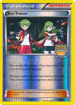 League & Championship Cards Ace Trainer - 69/98 (Regional Championships) [Staff] #069