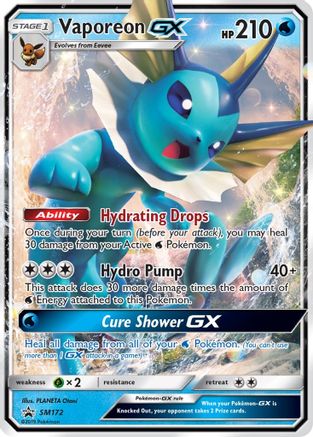 SM Promos Vaporeon GX #SM172