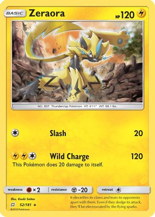 SM - Team Up Zeraora #52