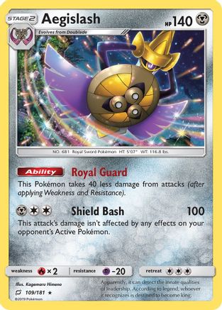 SM - Team Up Aegislash #109