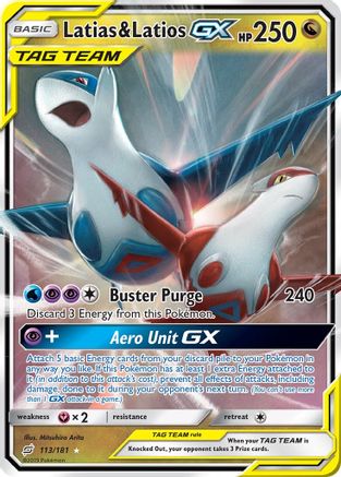 SM - Team Up Latias & Latios GX #113