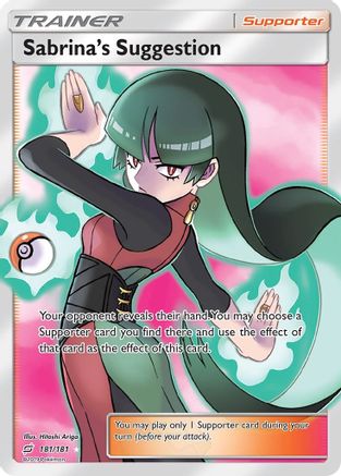 SM - Team Up Sabrina's Suggestion (Full Art) #181