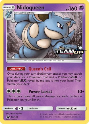 SM Promos Nidoqueen - SM160 (Prerelease) #SM160