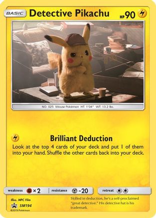 SM Promos Detective Pikachu #SM194